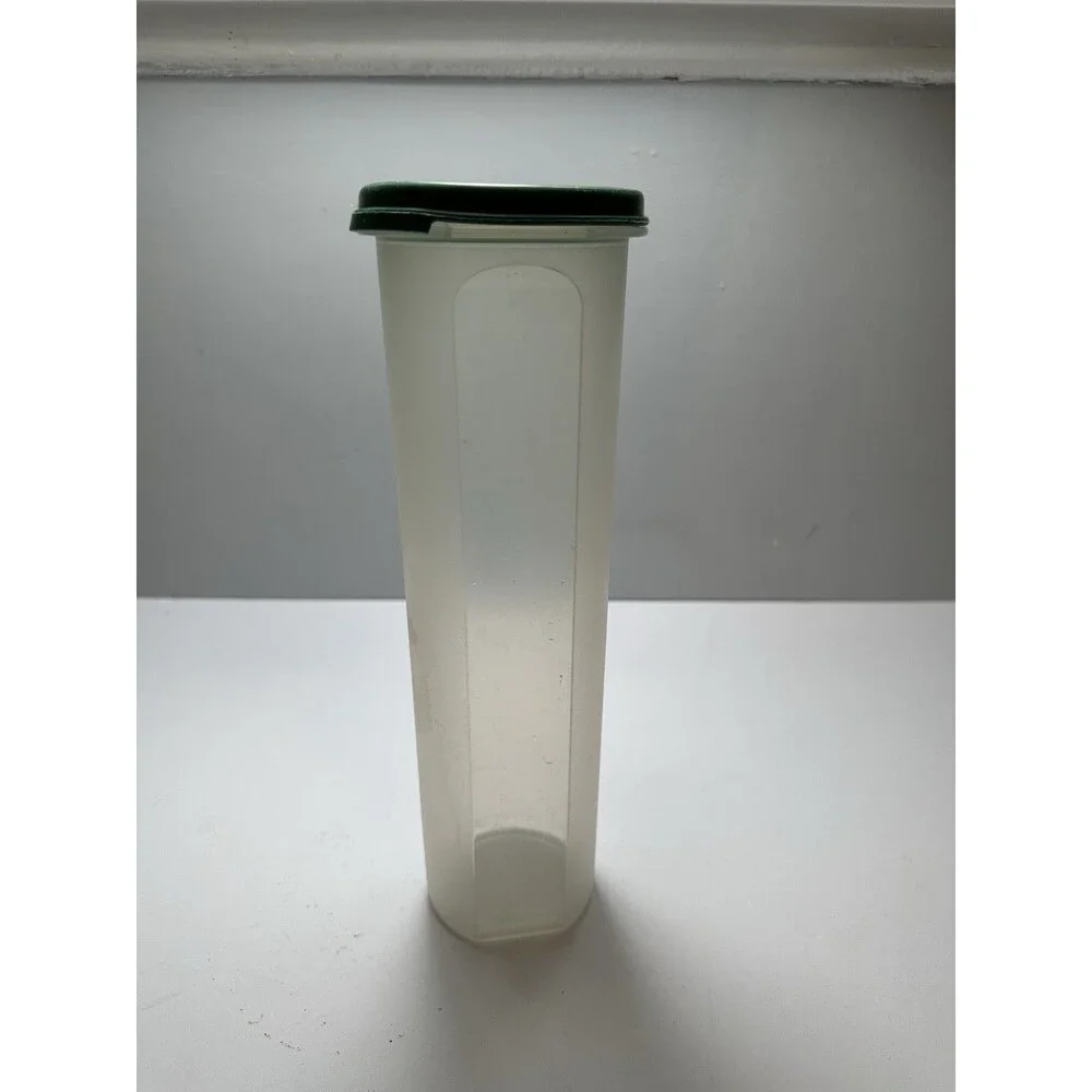 Tupperware Modular Mates Spaghetti Keeper #1661-6 Green Lid 1607-10 Vintage